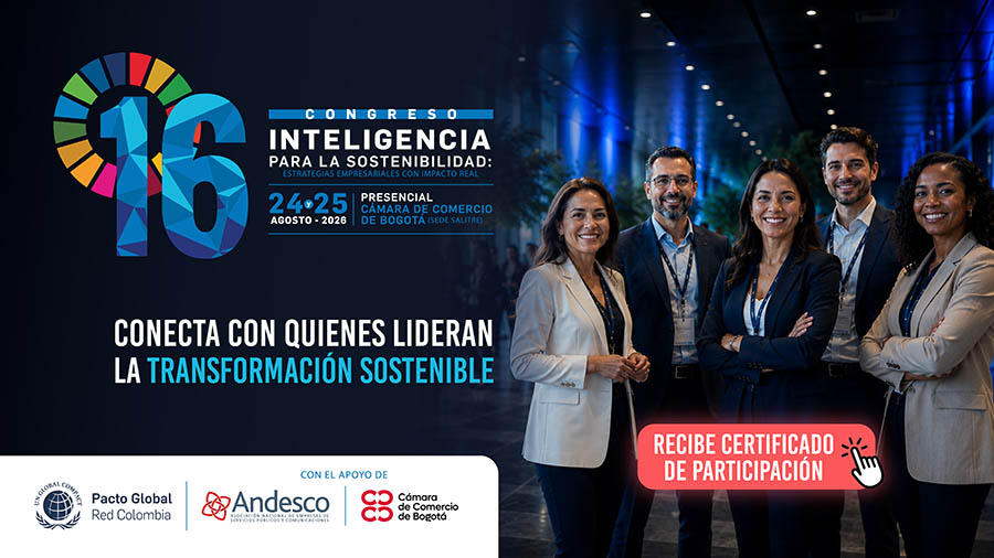 16 Congreso Pacto Global Red Colombia | Certificado de participación