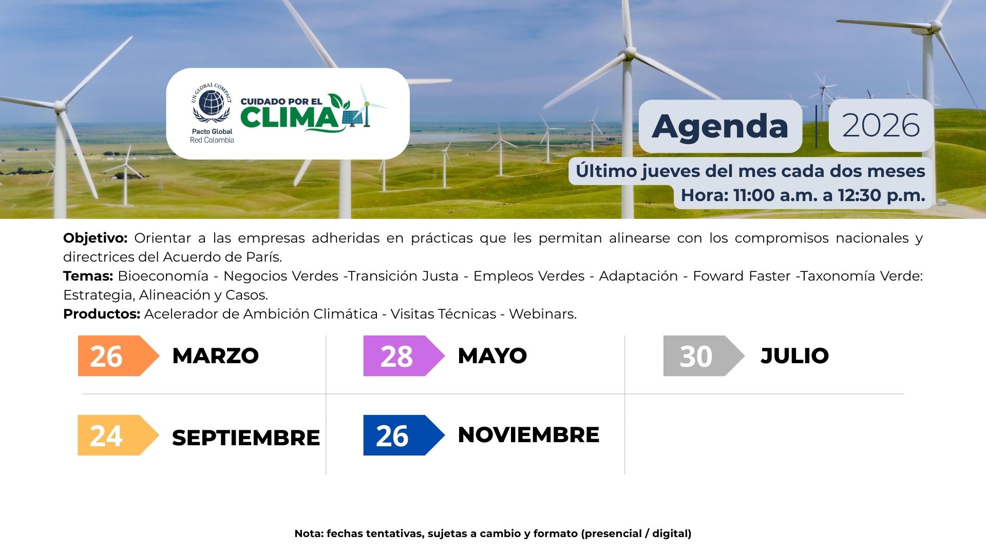 Mesa de Cuidado por el Clima