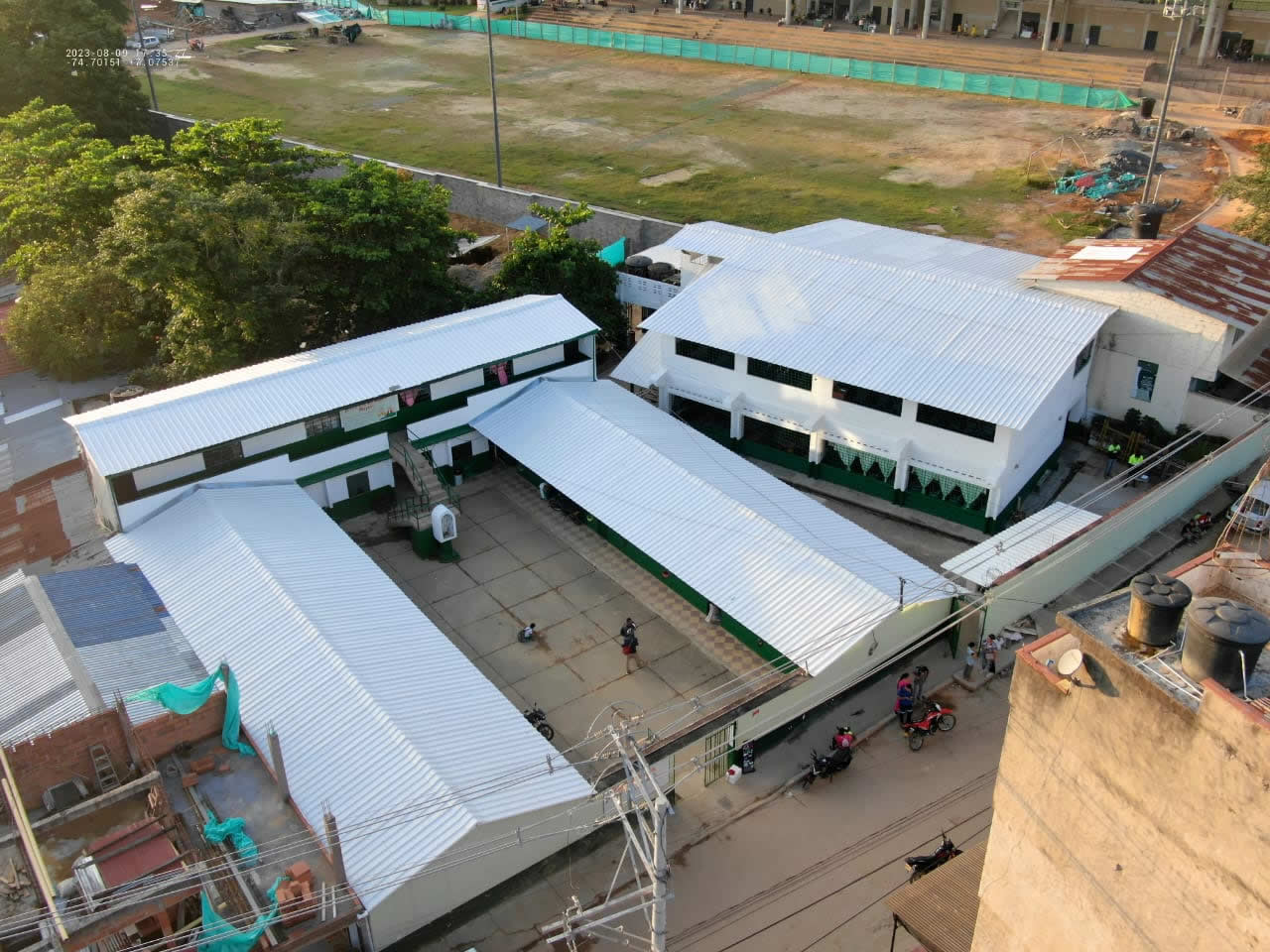 Cubierta I.E. Liborio Bataller de Galán Segovia 4e96e