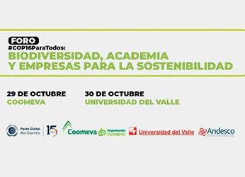 Invitación al Foro de Biodiversidad y Empresa en el marco de la...