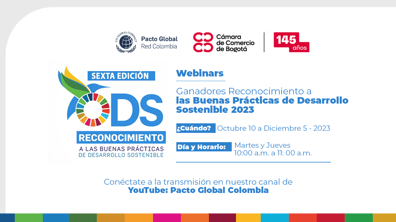 Webinars Ganadores Reconocimiento a las Buenas Prácticas de Desarrollo Sostenible 2023