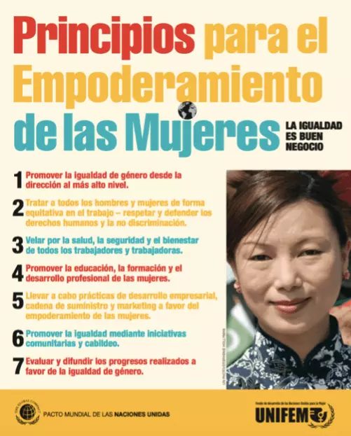 Principios para el empoderamiento de la mujer