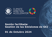 Nuestras empresas se capacitaron sobre Gestión de Emisiones de Gases de Efecto Invernadero (GEI) en el Climate Ambition Accelerator