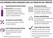 Conozca cuáles son los errores más comunes de las personas al usar tarjetas de crédito