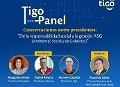Destacados líderes empresariales comparten su visión frente a la gestión Ambiental, Social y de Gobierno, en el panel "Conversaciones entre presidentes" de Tigo Colombia